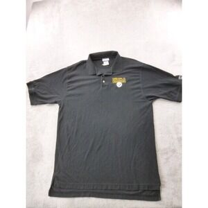 Pittsburgh Steelers Shirt Mens XL Black Short Sleeve Reebok SuperBowl XL Playdry